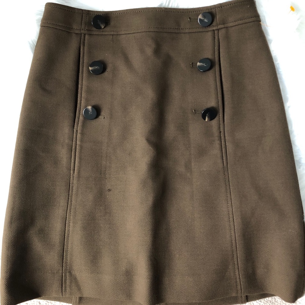 Ann Taylor Khaki Skirt